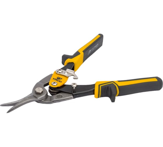 Изображение товара Ножницы по металлу Ultima 250 мм, пряморежущие, обрезиненные рукоятки 119019