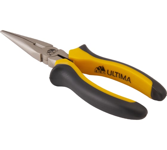 Изображение товара Длинногубцы Ultima 180 мм, прямые, двухкомпонентные рукоятки 126006