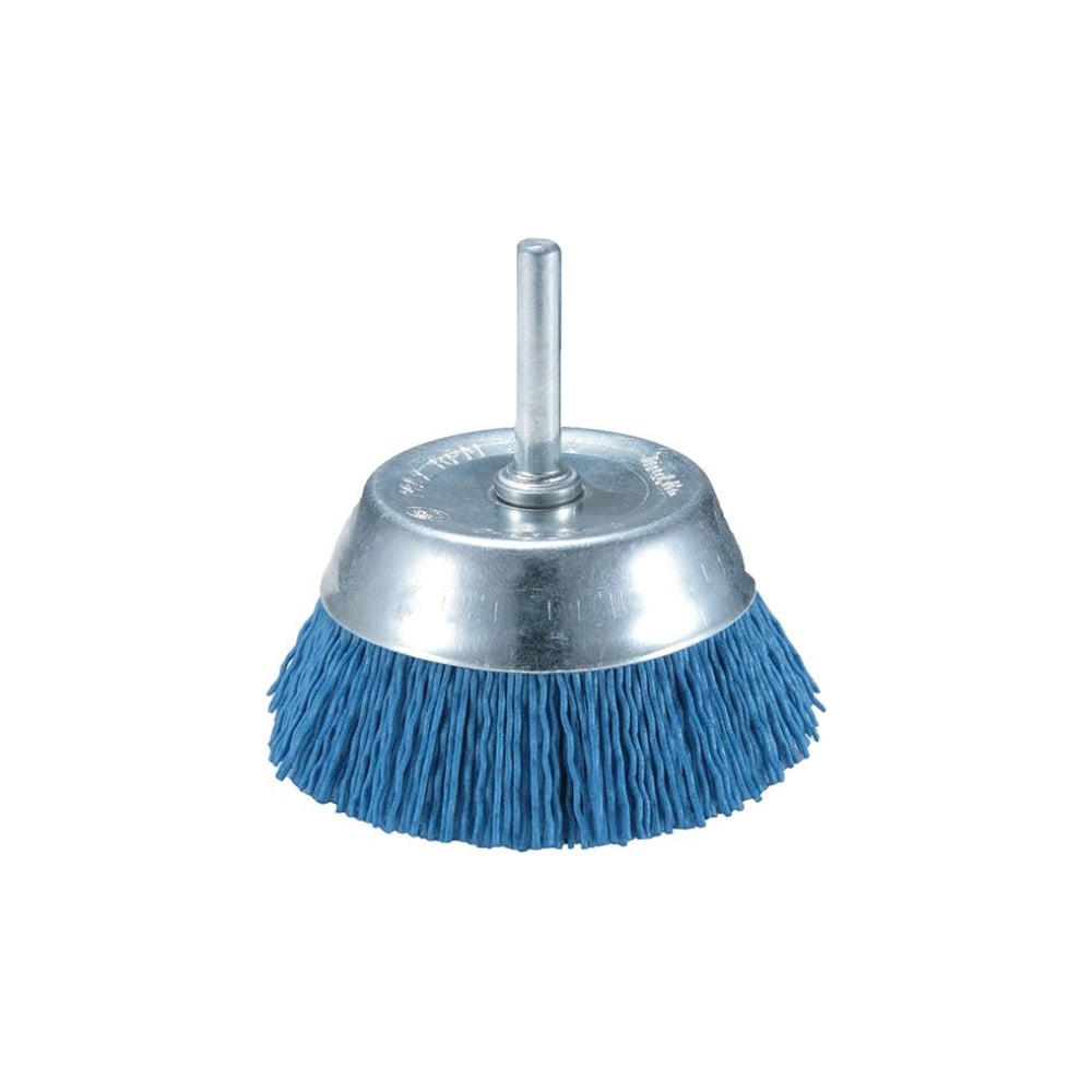 Изображение товара Нейлоновая чашечная щетка 75 мм с хвостовиком 6 мм Makita D-45559