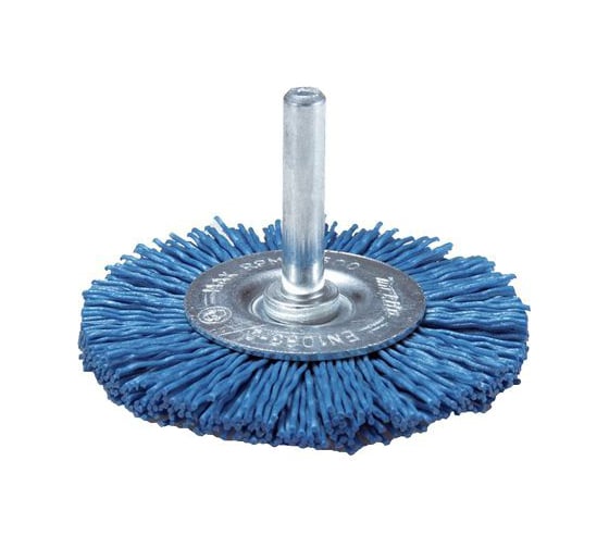 Изображение товара Щетка нейлоновая дисковая (100 мм; Р240; хвостовик 6 мм) Makita D-45652