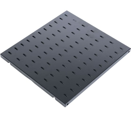 Изображение товара Перфорированная полка ЦМО, глубина 750 мм, черная СВ-75-9005