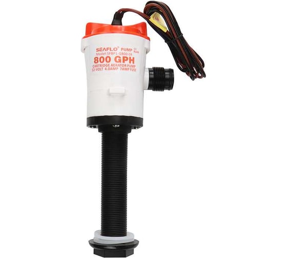 Изображение товара Помпа циркуляционная SeaFlo 50 л/мин, патрубок 19 мм, 12V SFBP1-G800-04
