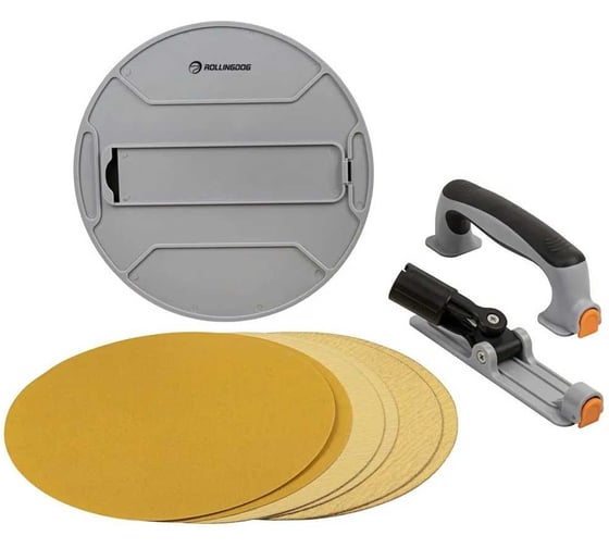 Изображение товара Набор для ручной шлифовки Rollingdog SURFEX №1 (9 предметов), резьба, серия Elite 90155