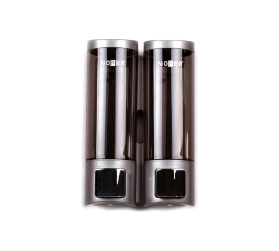 Изображение товара Диспенсер для мыла Nofer DOBLE двойной по 200 мл. 03032.T