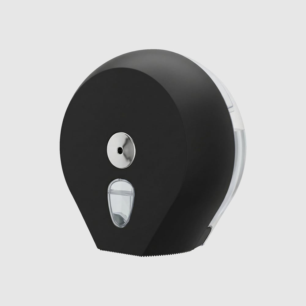 Изображение товара Диспенсер для туалетной бумаги Nofer ABS BLACK чёрный 05010.N Изображение товара Диспенсер для туалетной бумаги Nofer ABS BLACK чёрный 05010.N