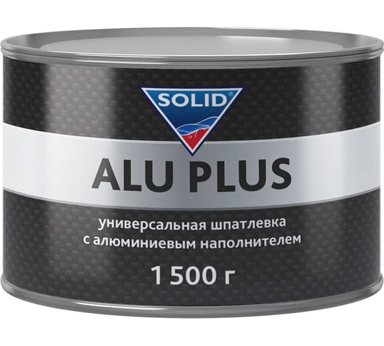 Изображение товара Универсальная шпатлевка с алюминиевым наполнителем SOLID PROFESSIONAL LINE ALU PLUS 1500 гр 509.0505