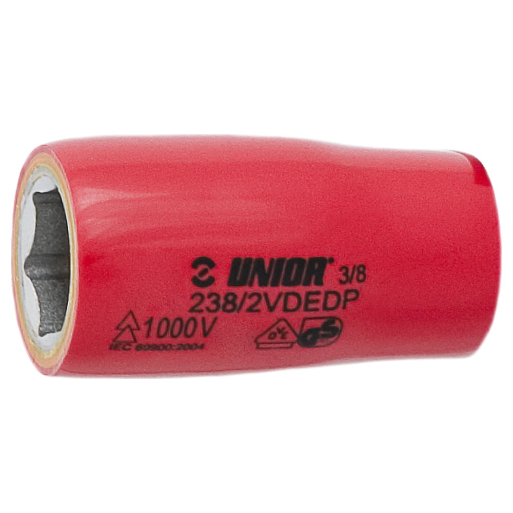 Изображение товара Головка торцевая шестигранная изолированная VDE 12 мм 3/8" Unior