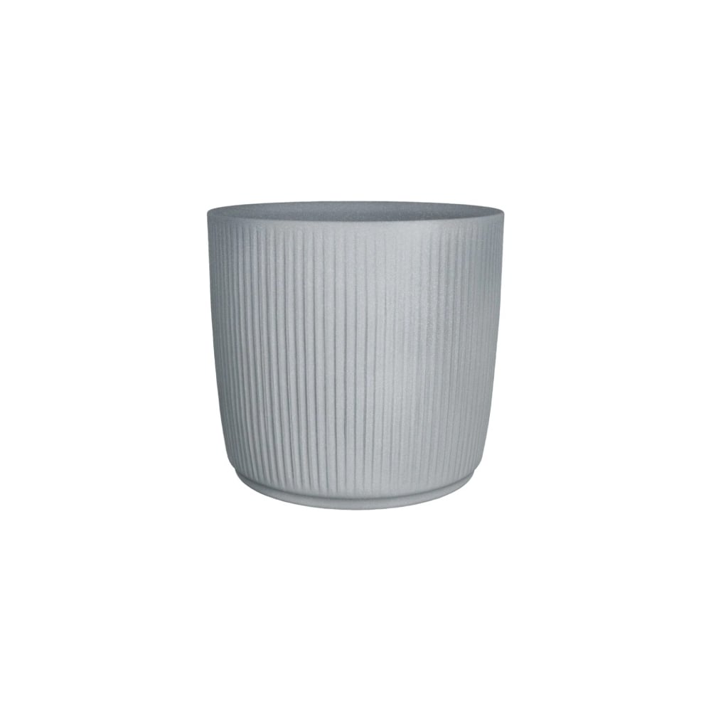 Изображение товара Кашпо пластик SCHEURICH LINETTO Stony Grey 62л высота 426мм серое камень