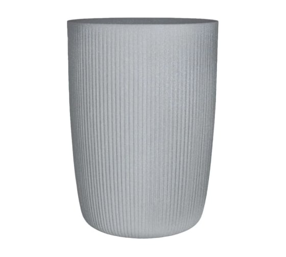 Изображение товара Кашпо высокий пластик SCHEURICH LINETTO HIGH Stony Grey d386мм, h539мм, 50л, серый камень 0717934 071794