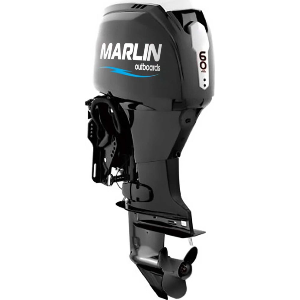 Мотор бензиновый лодочный подвесной четырехтактный MARLIN MFI 60 AERTL 2.33 MFI-60-AERTLU-2,33