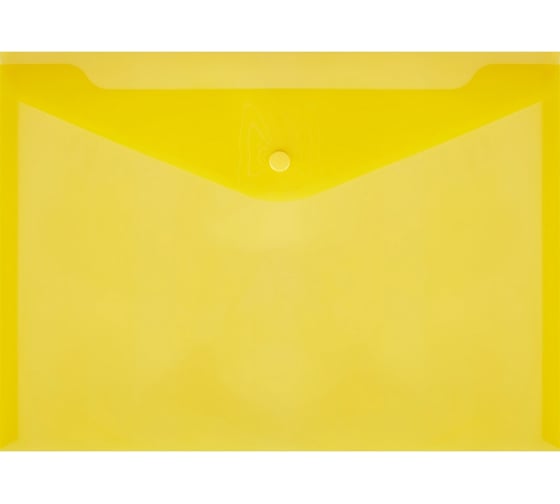 Изображение товара Прозрачная папка-конверт Attache КНК 180, желтый, 10шт в упаковке 727928