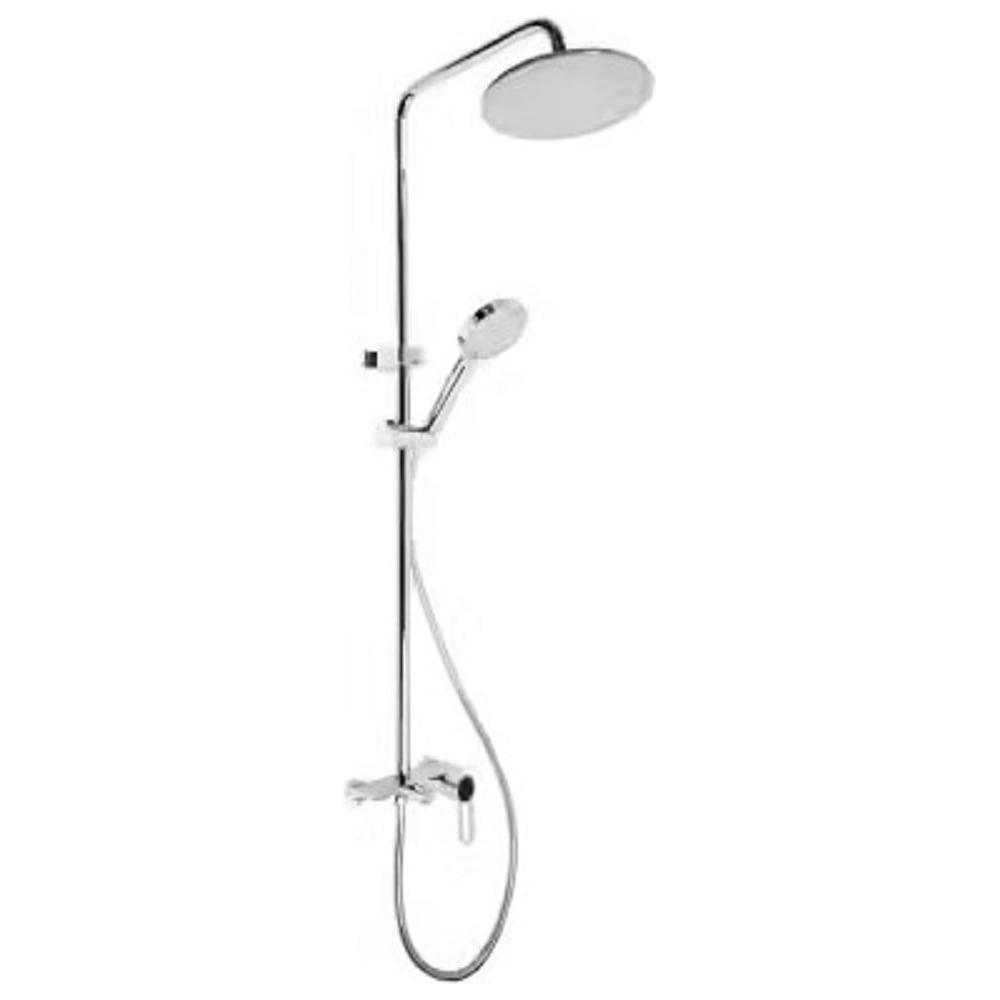 Изображение товара Душевая система со смесителем и тропическим душем GRIALE хром 900-1200 мм