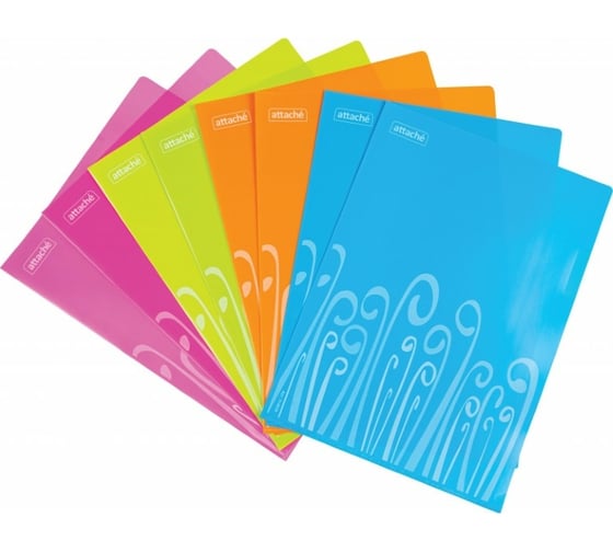 Изображение товара Папка-уголок Attache Fantasy А4, 8шт в упаковке, ассорти 314659