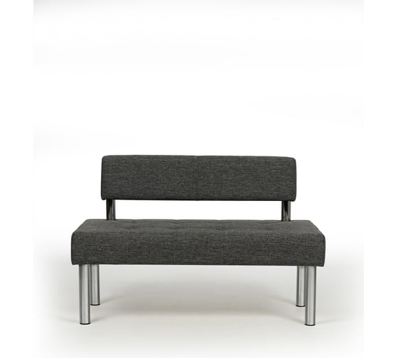 Изображение товара Диван Divan24 модуль 2-местный, Сити, Модерн, серый 77400179