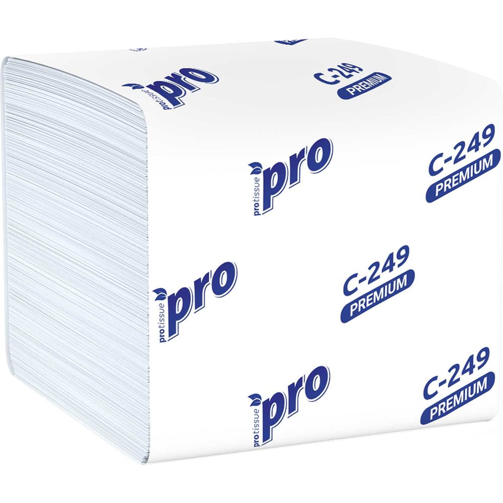 Изображение товара Туалетная бумага листовая Protissue С249 Instant 2 слоя 250 листов 40 рулонов