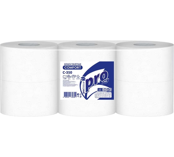 Изображение товара Туалетная бумага Protissue 1 слой, 525 м, 6 рулонов С350 25981