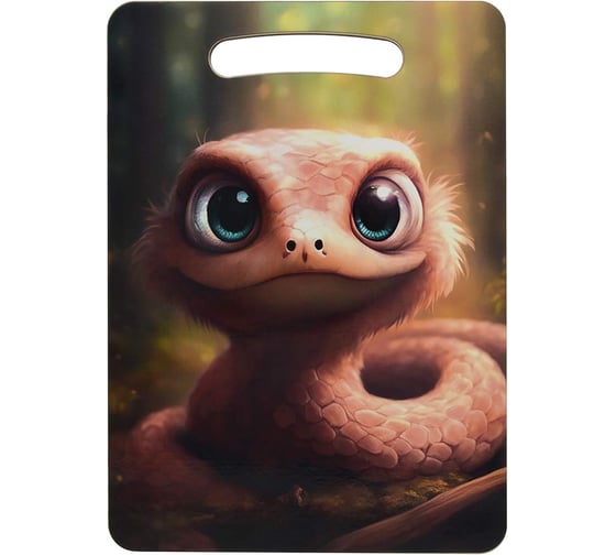 Изображение товара Деревянная разделочная доска Marmiton Змейка 29x21x0.6 см 17825