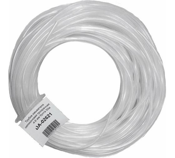 Изображение товара Трубка омывателя силиконовая прозрачная (100 м; 4-6 мм) ДАЛИ-авто DA-02621