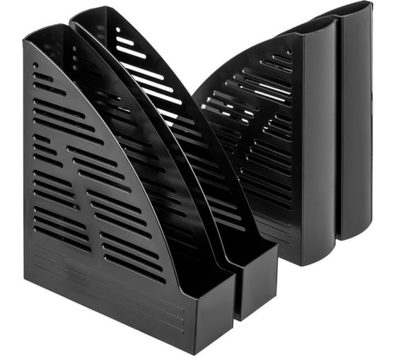 Изображение товара Вертикальный накопитель Attache 70мм 65, черный, 4шт в упаковке 107621