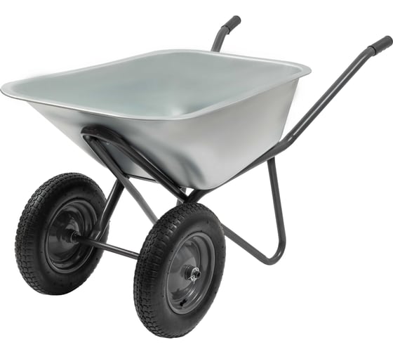 Изображение товара Двухколесная усиленная тачка Gigant с оцинкованным кузовом 110л ZAW-05