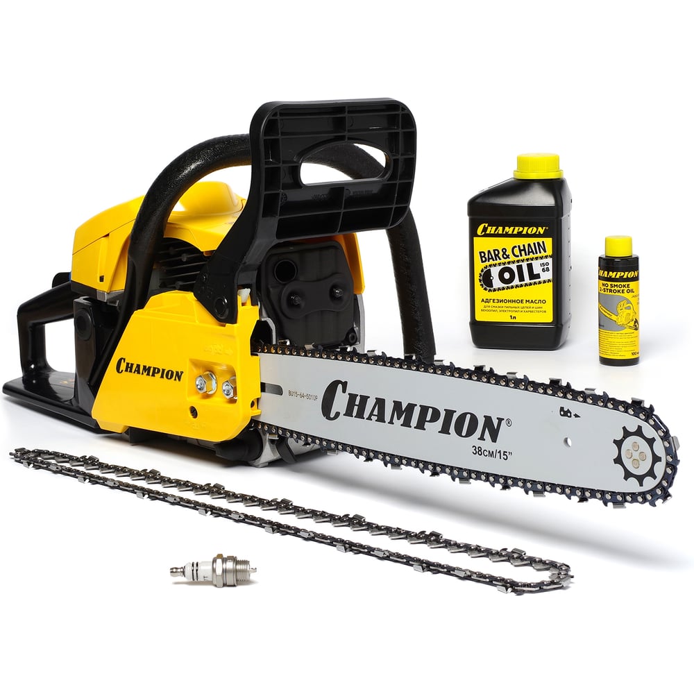 Изображение товара Бензопила Champion АКЦИЯ 246-15 1,9кВт 38см легкий старт + подарок