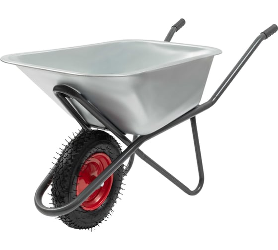 Изображение товара Одноколесная тачка Gigant с оцинкованным кузовом 110л, 200 кг ZAW-01