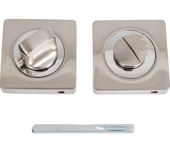 Изображение товара Завертка дверная PAULINIDOR BK AL 02 B2C для межкомнатных дверей, никель матовый BAL 02 SN