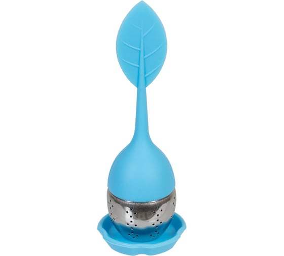 Изображение товара Сито для заваривания чая S-CHIEF нержавеющая сталь, силикон, 4х15 см, 1 шт., SHF-0341 №06 синий 708594