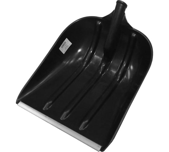 Изображение товара Лопата снеговая пластик с ал.накл Политех Лавина 520x395мм б/ч 8026623