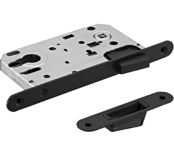 Изображение товара Магнитная защелка (замок) под цилиндр Rucetti MM 2085 BL, цвет - черный 9014706