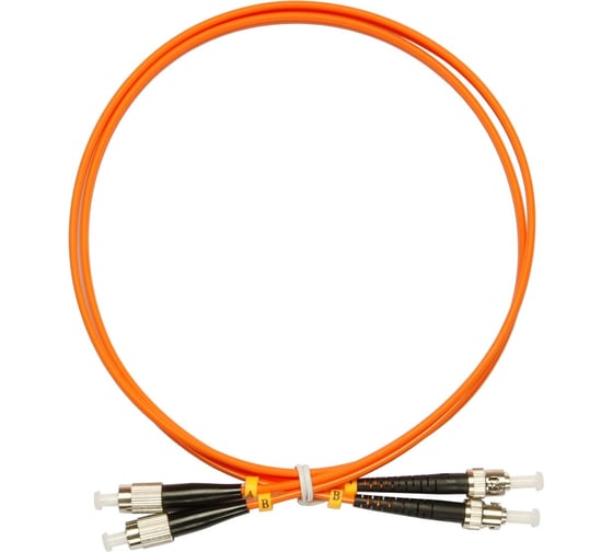 Изображение товара Оптический патч-корд TopLAN дуплексный, FC/PC-ST/PC, MM 50/125, 0,5 м, DPC-TOP-OM2-FC/P-ST/P-0.5