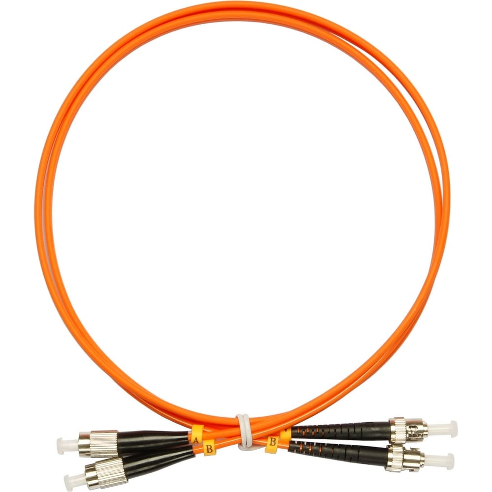 Изображение товара Оптический патч-корд TopLAN дуплексный FC/PC-ST/PC MM 50/125 3м