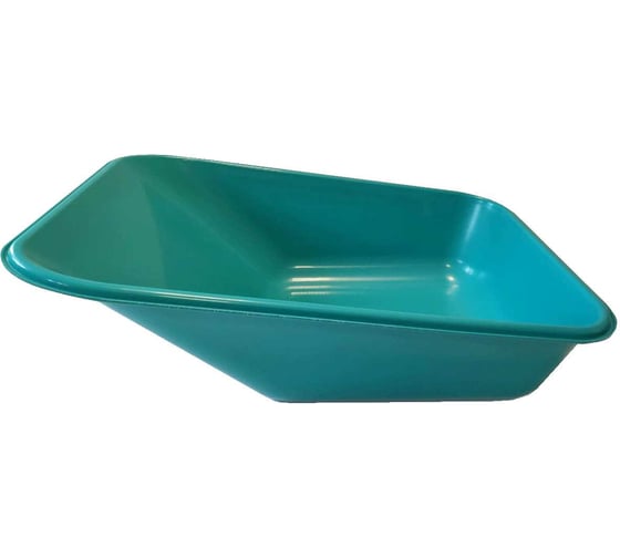 Изображение товара Кузов для тачки строительной ООО РВ Пласт 110 л Премиум бирюзовый 0252