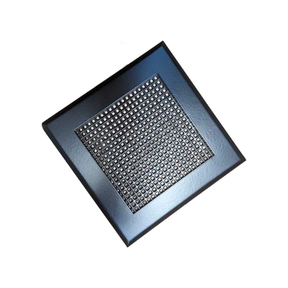 Изображение товара Решетка вентиляционная 350x350 мм металлическая на магнитах черная