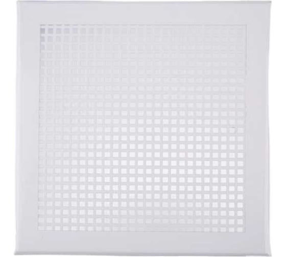 Изображение товара Решетка вентиляционная ООО Вентмаркет 350x350мм металлическая на магнитах, квадрат, белый VRQ00350