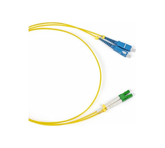 Изображение товара Оптический патч-корд TopLAN дуплексный, LC/APC-SC/UPC, SM 9/125, 100 м, DPC-TOP-652-LC/A-SC/U-100