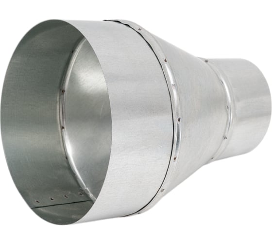 Изображение товара Редуктор для круглых воздуховодов, D90(-)/150(+) мм, оцинкованная сталь ООО Вентмаркет Red90x150