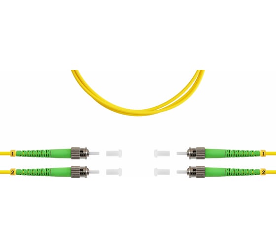 Изображение товара Оптический патч-корд TopLAN дуплексный, ST/APC-ST/APC, SM 9/125, 120 м, DPC-TOP-652-ST/A-ST/A-120
