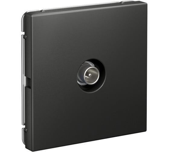 Изображение товара TV-розетка Systeme Electric ArtGallery Базальт оконечная 1DB, механизм GAL001491