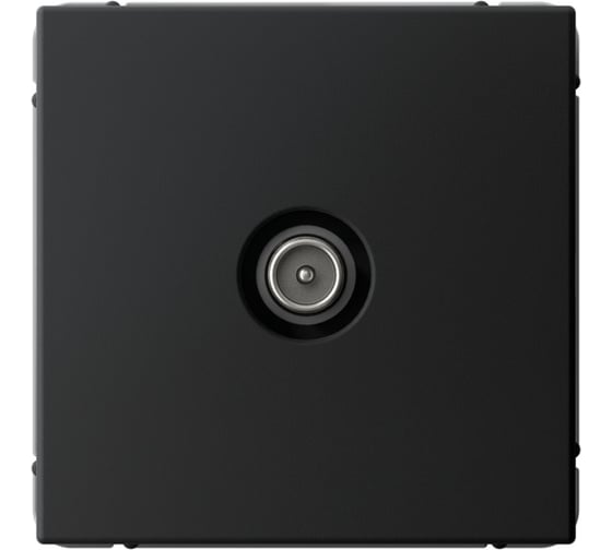 Изображение товара TV-розетка Systeme Electric ArtGallery Карбон проходная 4DB, механизм GAL001092