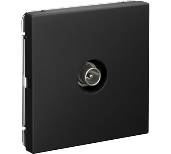 Изображение товара TV-розетка Systeme Electric ArtGallery Карбон проходная 4DB, механизм GAL001092