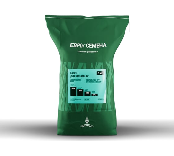 Изображение товара Газонная травосмесь ABSOLUTE GREEN Евро-Семена Газон для ленивых 5 кг 00000000719