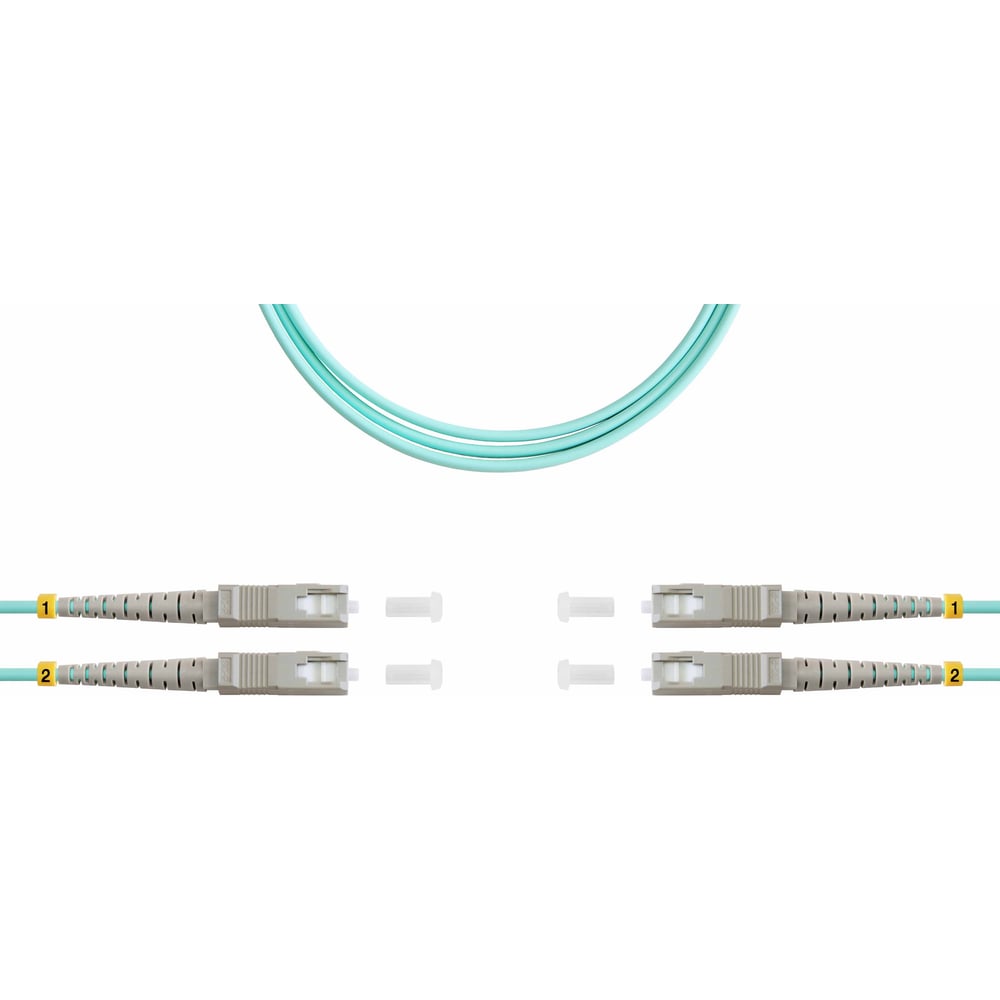 фото Оптический патч-корд toplan дуплексный, sc/pc-sc/pc, dpc-top-om3-sc/p-sc/p-100
