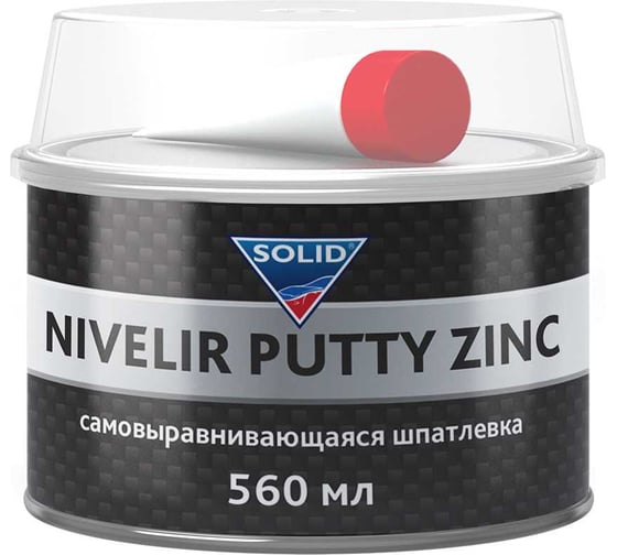 Изображение товара Самовыравнивающаяся шпатлевка SOLID PROFESSIONAL LINE NIVELIR PUTTY ZINC (560 мл) 506.0560