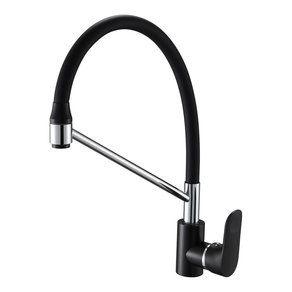 Изображение товара Смеситель для кухни ECONOCE D35-A серия 290 черный однорычажный с поворотным изливом