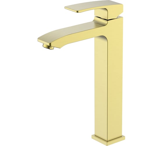 Изображение товара Смеситель для умывальника высокий RAGLO золотой сатин R01.15.03