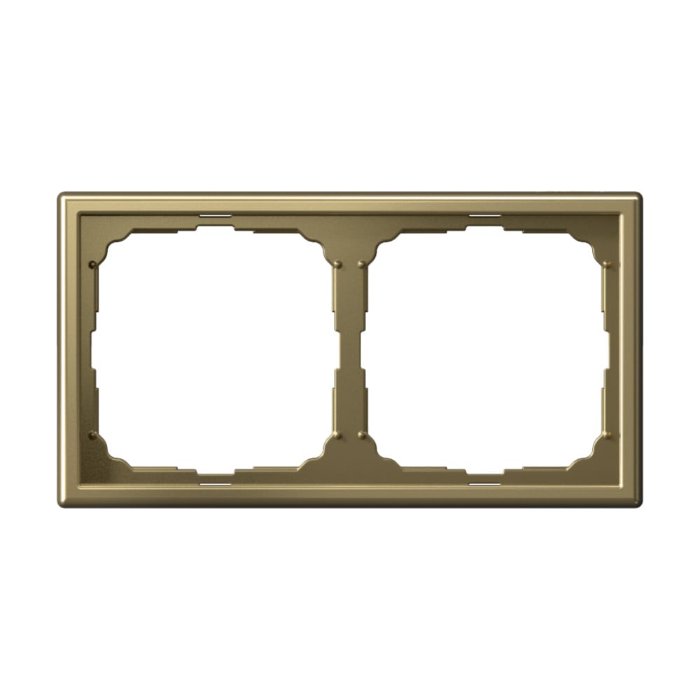 Изображение товара Рамка 2-постовая Systeme Electric ArtGallery Золото GAL001602