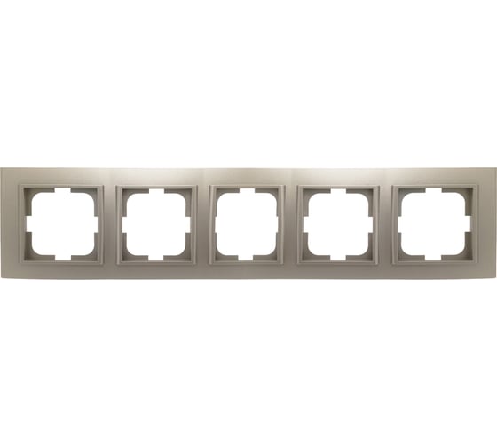 Изображение товара Рамка 5-местная Ovivo MINA, антрацит, 401-130000-250