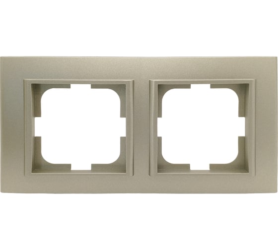 Изображение товара Рамка 2-местная Ovivo MINA, антрацит, 401-130000-226