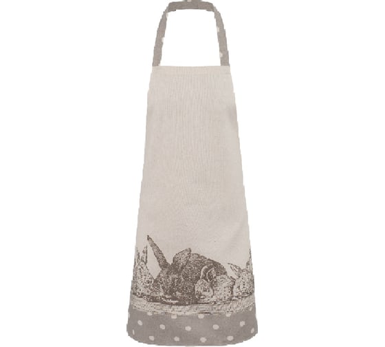 Изображение товара Фартук женский Guten Morgen рогожка, Семья Кроликов (60x80 см) ФР-Скр-60-70